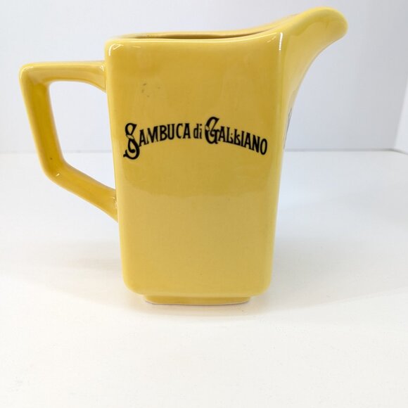 Liquore Galliano Amaretto Sambucca Yellow Advertising Pub Jug Water Jug - Picture 3 of 6